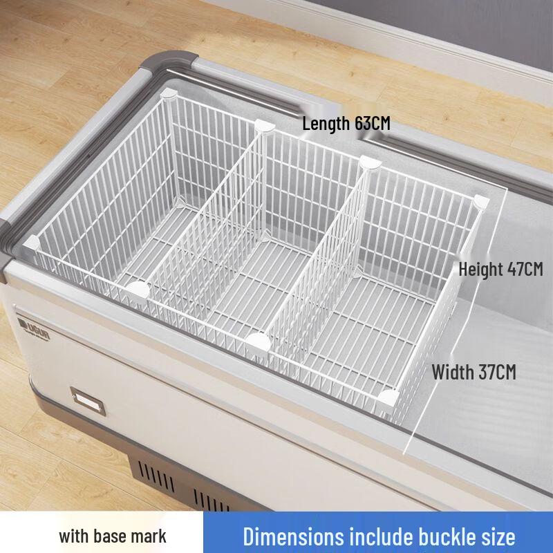 Magnetic Carbon Steel Refrigerator Freezer Organizer Partition