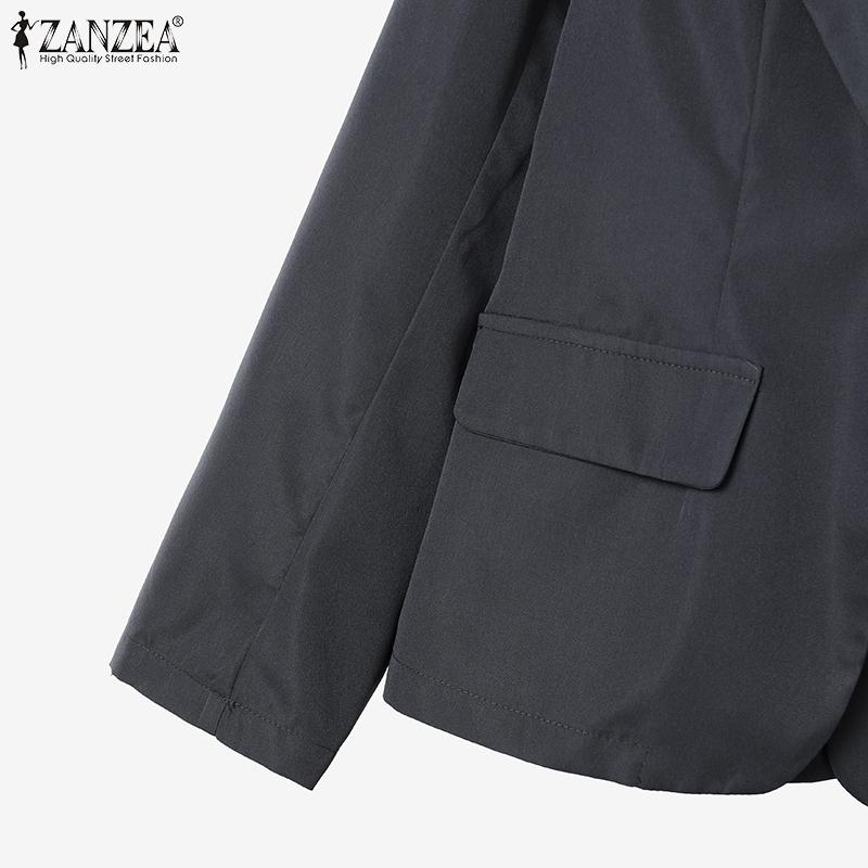 ZANZEA Women Cardigan Blouse and Pants Casual Two Piece Suit Sets
