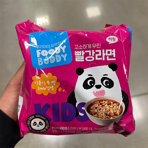 FoodyBuddy Red Spicy Ramen for Kids 84g x 8 Packs