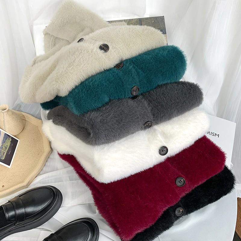 

Свитер-куртка из норкового флиса новый ранней осени новая женская одежда высококлассный ленивый ветер вязаный кардиган женский One size павлин голубой