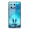 Starry Sky Tempered Glass Phone Case for Xiaomi 14 - Unisex Model, Hot Seller