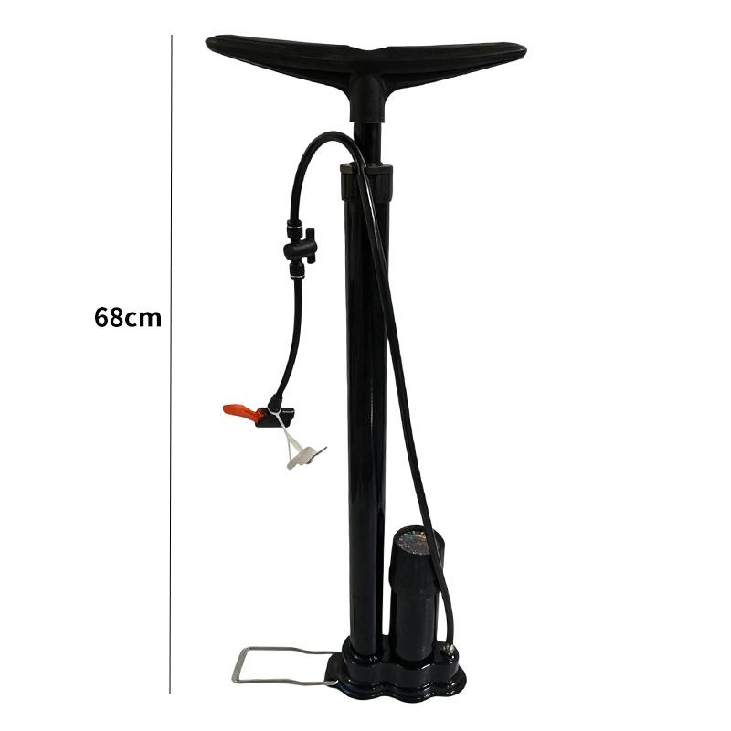 

Цельностальной воздушный насос с манометром и скрытым резервуаром, оснащенный утолщенной трубой из углеродистой стали.