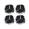 4 stuks 60 mm Auto Wielnaafdop Embleem badge voor Mercedes Benz C180 E300 GLC W163 W166 W167 W204 W205 W212 W213 X253 W117 W176 W164