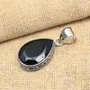 Gorgeous Black Spinel Gemstone Handmade 925 Sterling Sliver Jewelry Pendant For Women