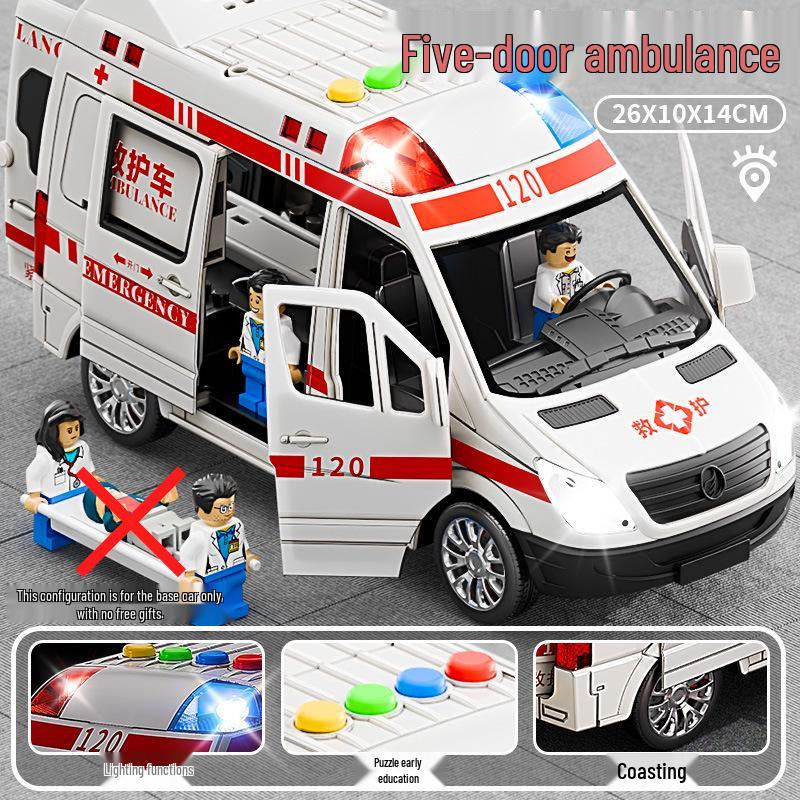 Children's Large Off-Road Police Car Toy Model for Boys Ages 3+