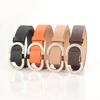 Ladies Double D Alloy Japanese Buckle Simple Decoration, Jeans Retro Atmosphere Elegant Non-Porous Belt
