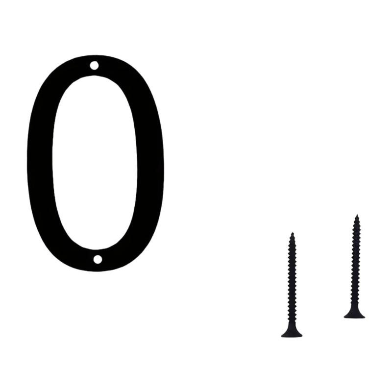 Flytande Husnummer Metall Moderna Husnummer för Utomhusbrevinkast Gård Hemdörr Vägg Garageport med Spikset