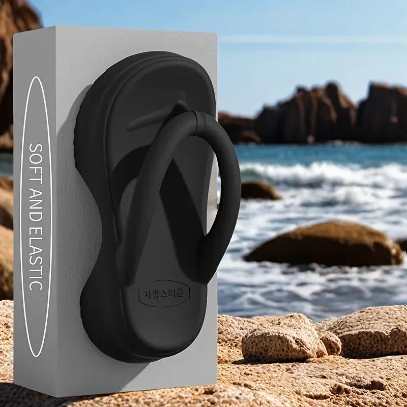 

Thick-Soled Flip-Flops Women s Wedge-Heeled Eva Slippers Summer Outer Wear Non-Slip Heightening Sandals Summer Sandals 36-37 чёрный