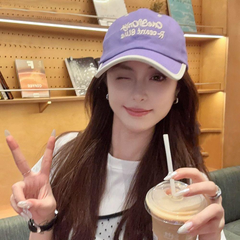Breathable Baseball Cap Adjustable Peaked Hat Casual Snapback Hat for Men Women