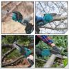 Yofidra 6 Inch Chain Saw Cordless Electric Saw Woodworking Garden Cutting Pruning Chainsaw Power Tool For Makita 21V Battery Pin