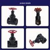 Copper Core Internal Threaded Cast Iron Gate Valve with Hidden Stem, Model Z15T-16.