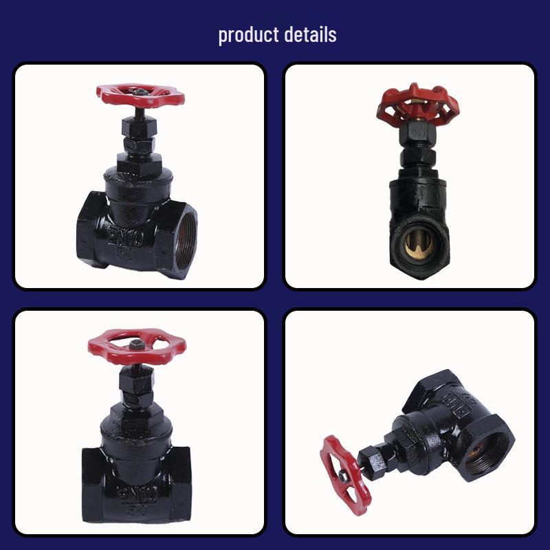 Copper Core Internal Threaded Cast Iron Gate Valve with Hidden Stem, Model Z15T-16.