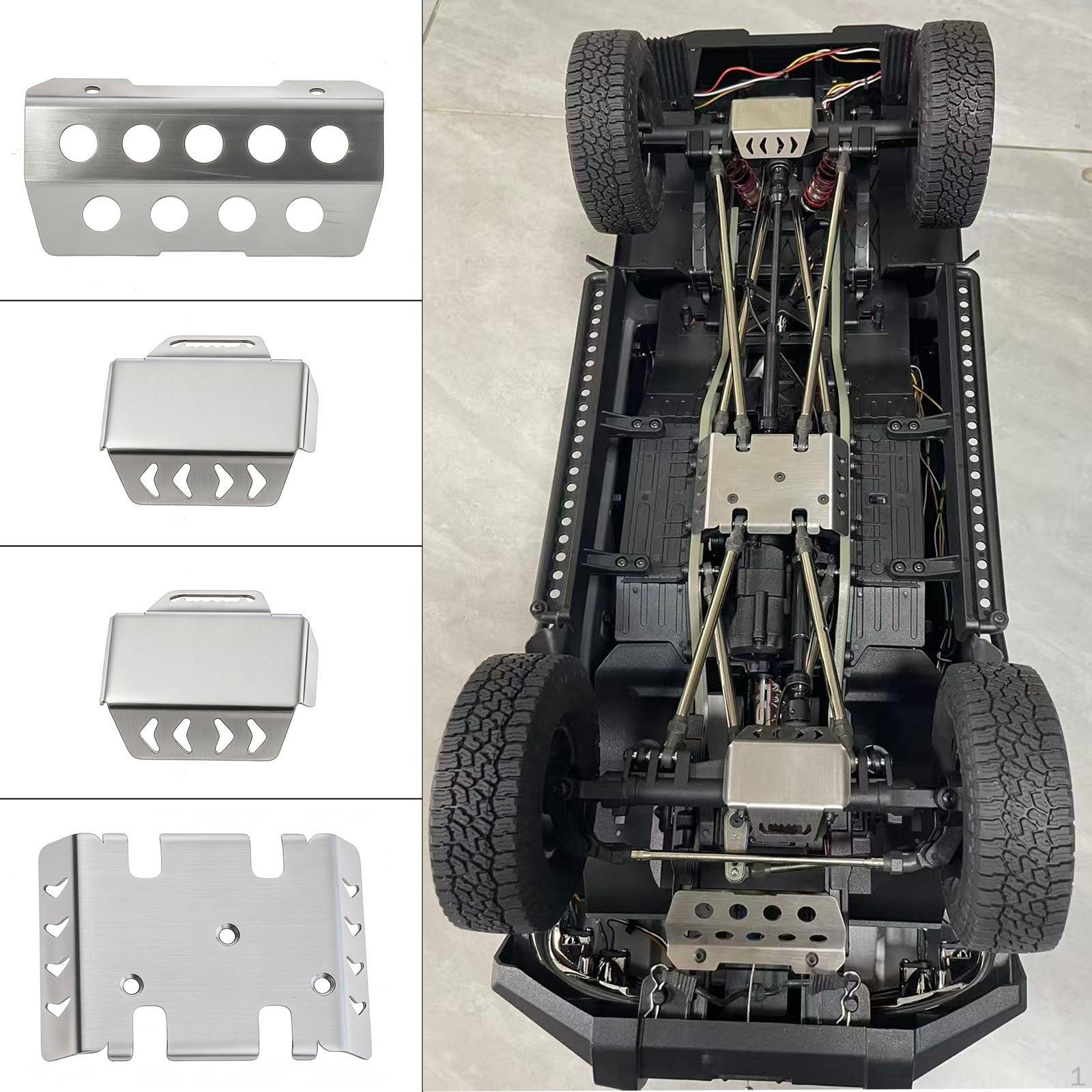 

RC Car Chassis Protection High Performance Metal Parts Easy Installation Crawler Accessories