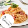 Stainless Steels Spaghetti Spoon and Tongs Ergonomic Kitchen Tool With Drain Holes For Frying Boiling And Serving Food