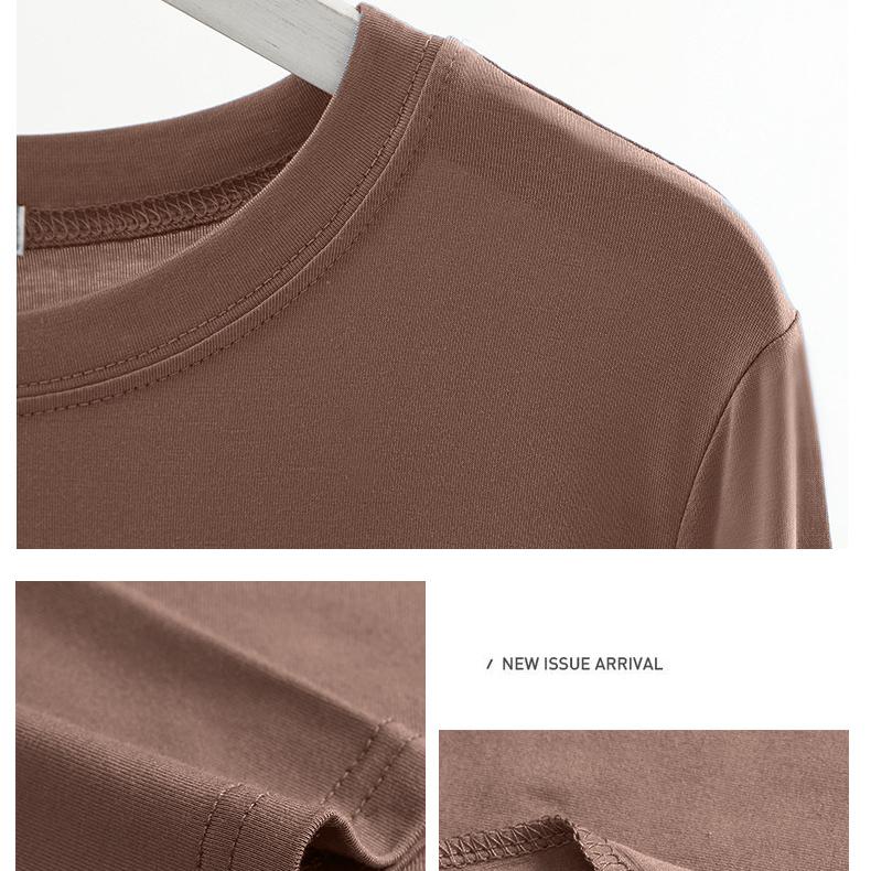 Tricou de damă cu mâneci lungi, cu gât rotund, cămașă versatilă cu fund în interiorul topurilor subțiri de mărime mare