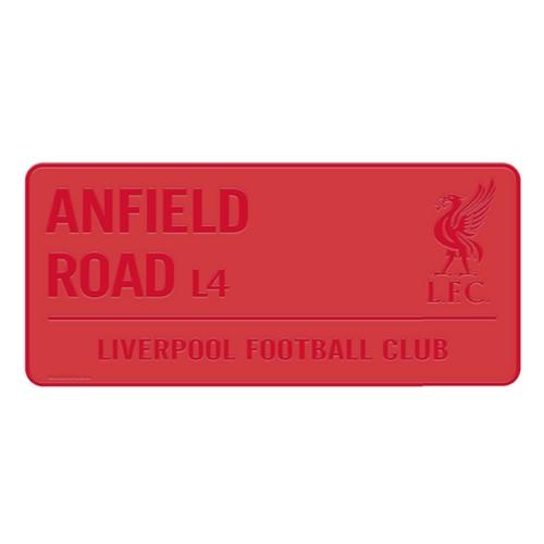 Liverpool FC Anfield Road L4 Crest Street Sign