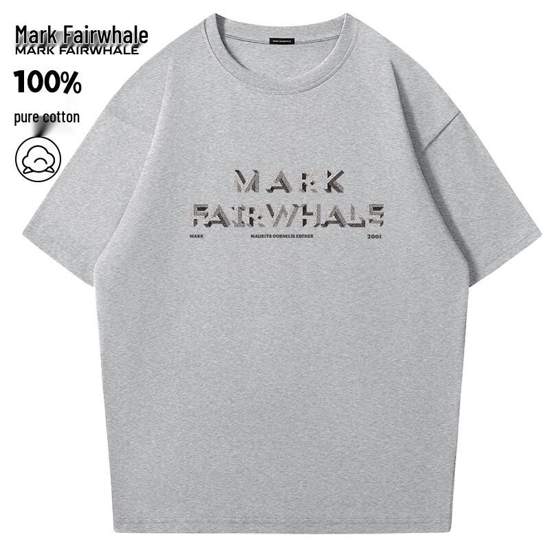 Mark Hua Fei Men's Retro Trendy Cotton T-Shirt