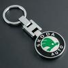 Car Sticker Skoda 3D Metal Emblem Keychain Zinc Alloy Auto Key Pendant For Octavia Fabia Kodiaq Superb Karoq Rapid Kamiq Yeti Sc ulnm83