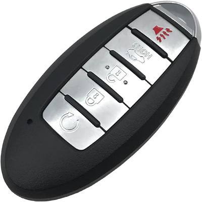 5 Buttons Replacement Key Fob Cover Fit for Nissan Altima Maxima Pathfinder Rogue Murano for Infiniti Q50 QX60 JX35 Keyless Entry Remote Smart Key