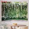 2D Natural Hanging Floral Ivy Wall Backdrop Studio Photo Prop for Spring Shoots