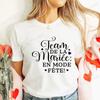 Humor French Bachelorette Party T-Shirt Girls Single Farewell Tees Team Evjf Future Bride Shirt Funny Bridal Shower Wedding Tops