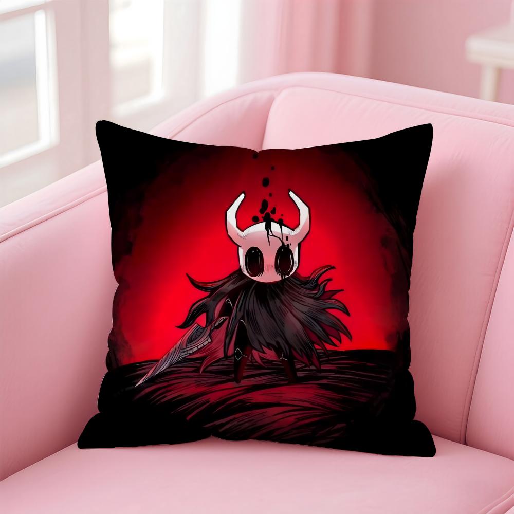 H-Hollow KnightS Cushion Cover Home & Car Multi-Scene Pillow Cover - Reversible, Soft & Durable for Daily Use