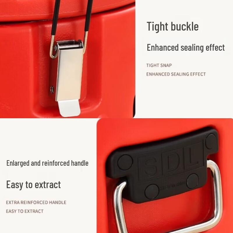 Niankui 50L Stainless Steel Insulated Food Barrel