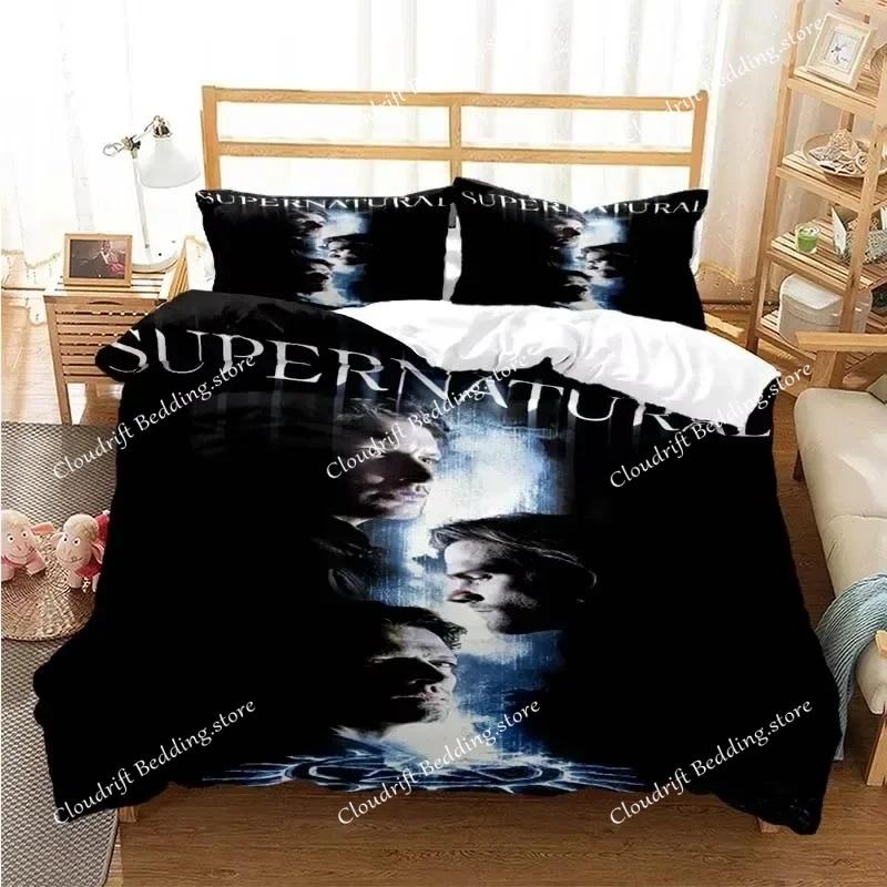 Übernatürliches 3D-gedrucktes Bettbezug-Set Twin Full Queen King Size Bettwäsche-Set Bettwäsche Bettdecke Bettwäsche-Sets