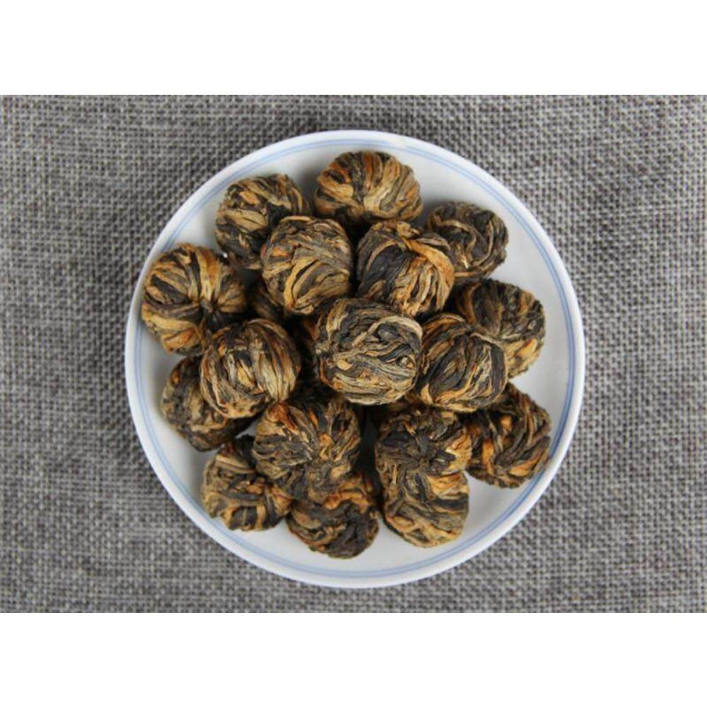 C-HC049 60g Yunnan Handmade Dianhong Black Tea Small Gold Ball Canned