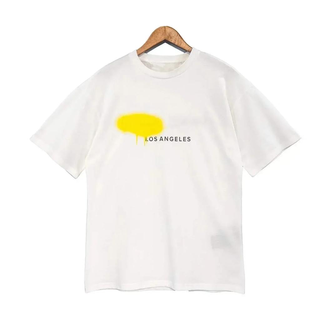 Graffiti Print Short Sleeve T-shirt for Men and Women Angel Letter Logo Crew Neck Shirt, Luxury Brand Summer Fashion Oversized
