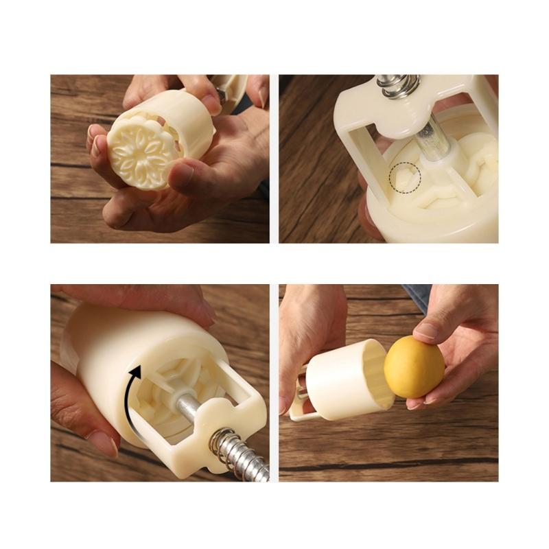 Cartoon Wealth Cat Mooncake Press Mold Cookie Stamps Chinese MidAutumn Moon Cake Makers Decoration Tool for DIY Cookie