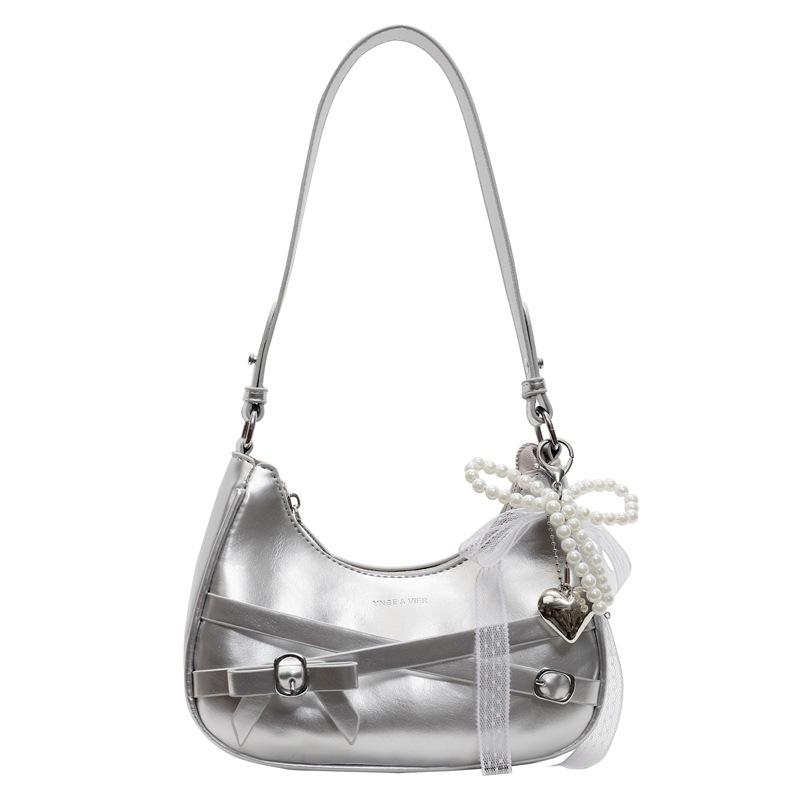 Korean High-end Temperament Spice Girl Style Underarm Dumpling Bag Fashionable Versatile Niche Design Single Shoulder Messenger Women's Bag