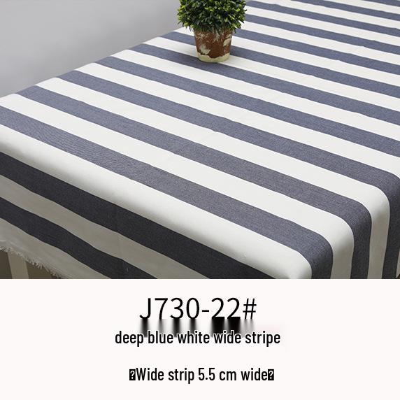 Plaid Cotton Linen Tablecloth, Throw Pillow, Cushion, and Pillowcase Fabric