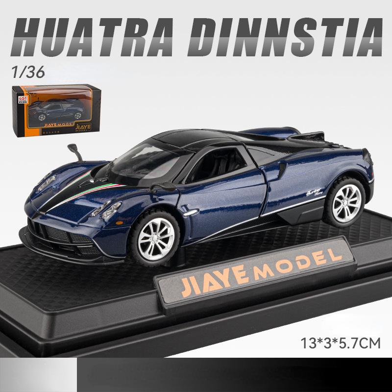 1:36 Pagani Huayra Dinastia Alloy Sports Car Model Diecast Metal Toy Car Model Sound Light Collection Children Gift F562