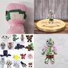 Soft And Cute Plush Minecraft Characters Enderman Creeper Zombie Parrot Dolphin Axolotl And More!