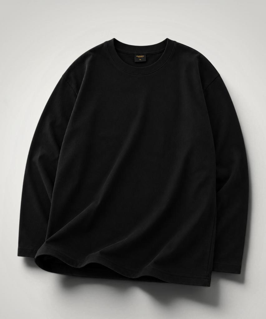 PENDULUM Essential Heavy Cotton Long Sleeve Tee - 2 Types (Lr5Tu570_Lr5Tu571)_2Color