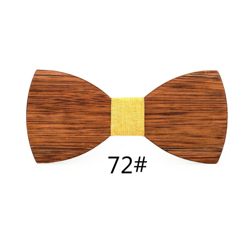 Wood Bow Tie Mens Wooden Bow Ties Party Business Butterfly Cravat Party Ties For Men Wood Ties
