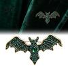 Daily Wear Decorative Pin Halloween Rhinestone Bat Brooch, Retro Gothic Shaped Lapel Brooch Pin, Jewelry Accessory for Clothing Bags Scarves Sweaters