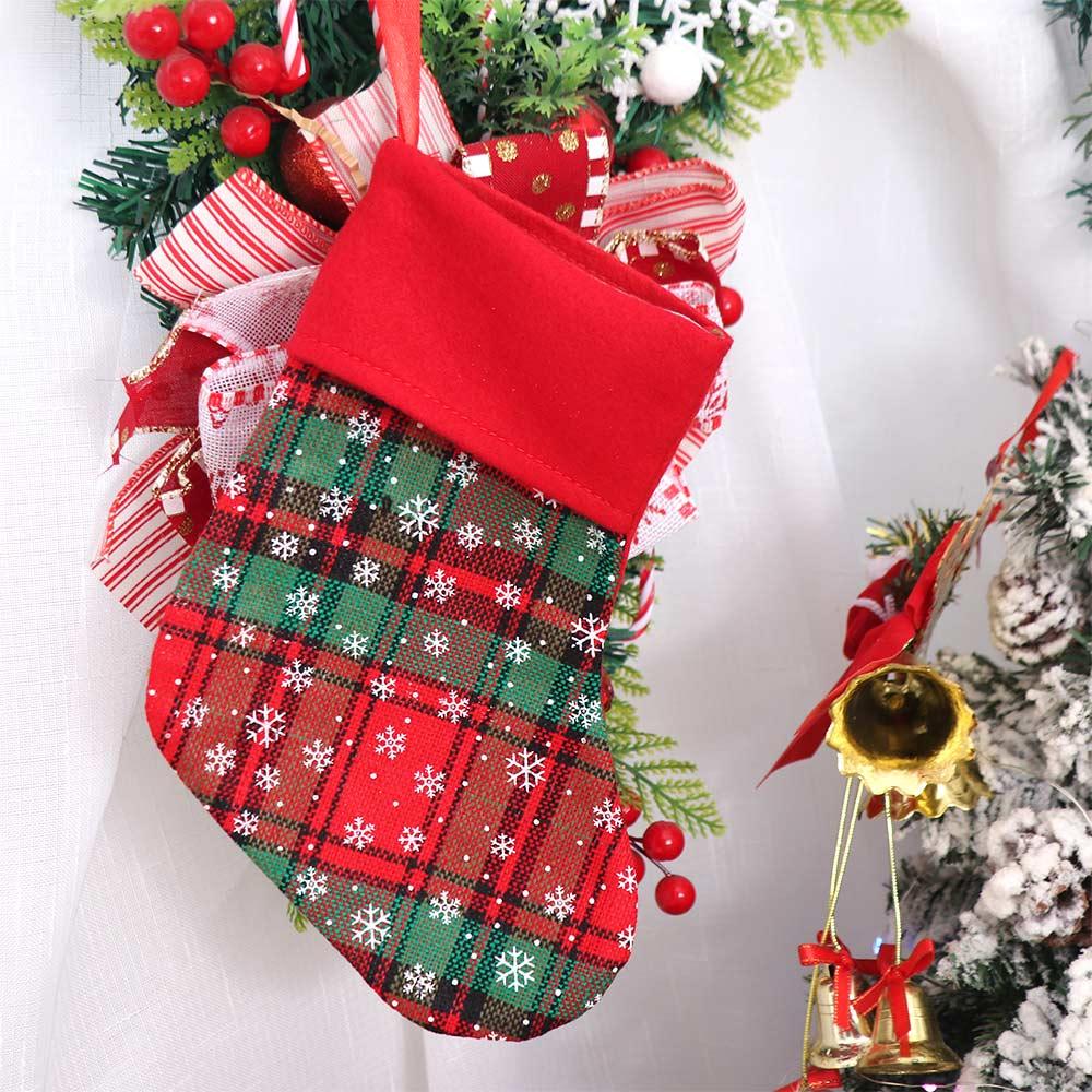 Santa Claus Christmas Stocking Sack Multi-purpose Christmas Gift Bag  Fireplace