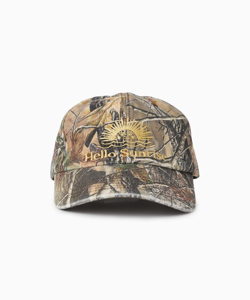HELLO SUNRISE Washed Og Logo Ball Cap_Real Tree
