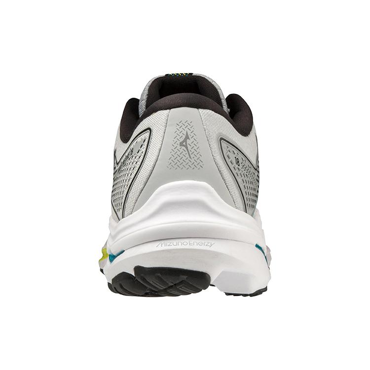 Mizuno Wave Inspire 18 'Cinza Claro Preto Amarelo' J1GC224409