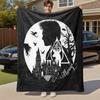 1pc Hogwarts Always Deathly Hallows Outdoor Flannel Throw Blanket All Season Soft Warmth,Home Decor 1031045
