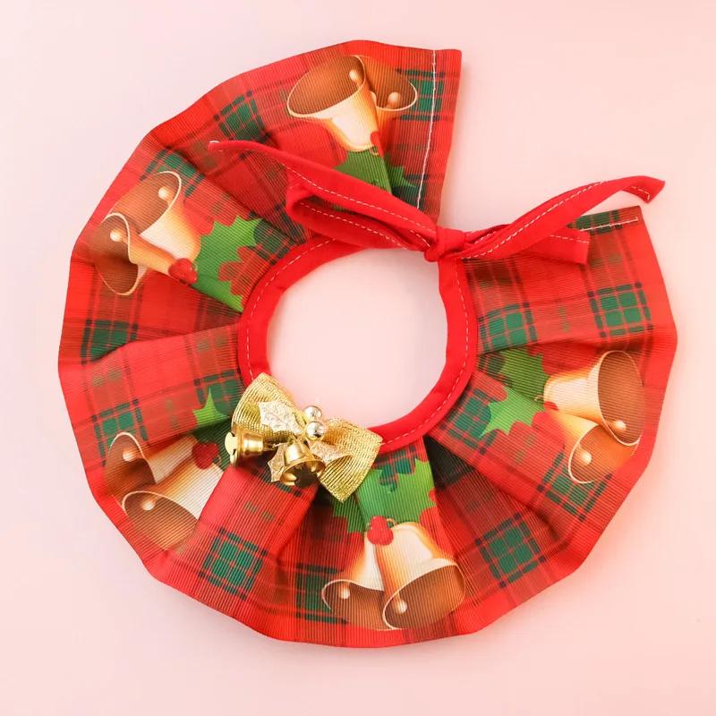 Haustier Weihnachten Feiertag Halsband Kätzchen Hund Schleife Glocke Schmuck Elch Lätzchen