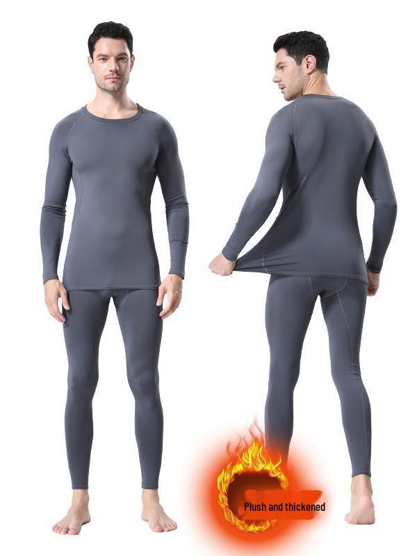 Men's Compression Sports Tights - Warm, Quick-Dry, High-Elastic for Winter Fitness & Basketball.