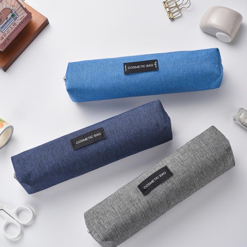 Große Leinwand-Federtasche für Schüler - Vielseitiges Design für Jungen und Mädchen