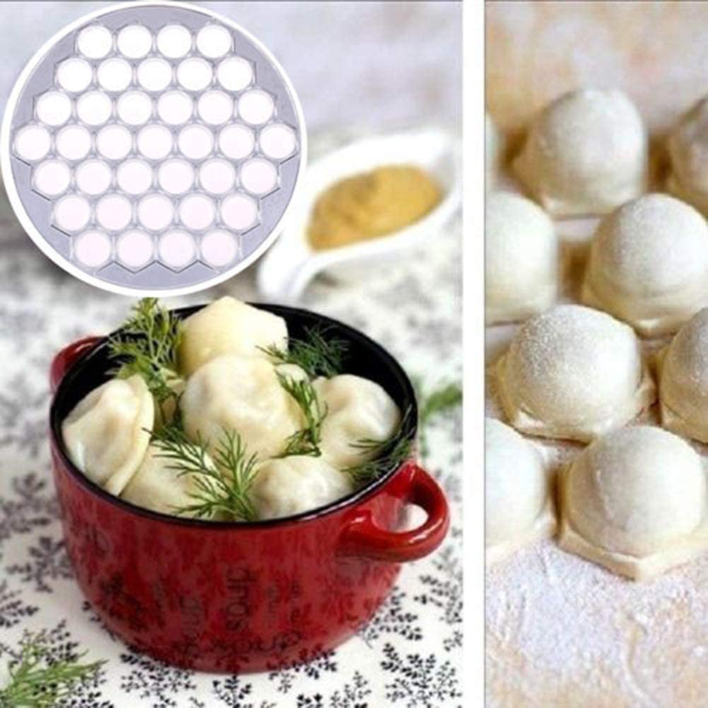 37 Delikli Alüminyum Mantı Kalıbı Ravioli Makinesi Rus Pelmeni Makinesi Mantı Makinesi Ravioli Kesici Mutfak Pişirme Aletleri