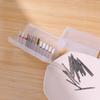 10 Holes Nail Drill Bits Storage Box Case Nail Grinding Head Holder Stand Display Cleanser Dustproof Cutter Manicure Organizer