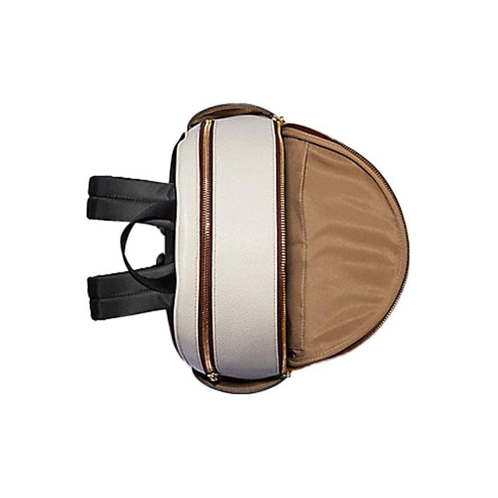 Coach Court 27 Classic Monogram Cartoon Tiger Print Leather Backpack Large Women backpack Khaki White C7317-IMDQC