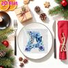 20pcs Disposable Napkins with Letter Pattern Print for Wedding,Parties,and Daily Use for Thanksgiving Fall Christmas Table Decoration