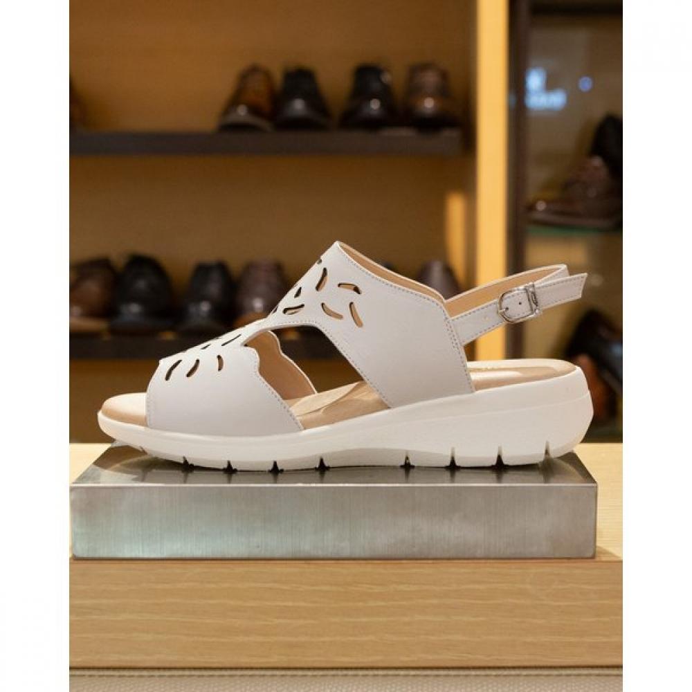 VAINER Women S Comfort SandalS Ivory C019a